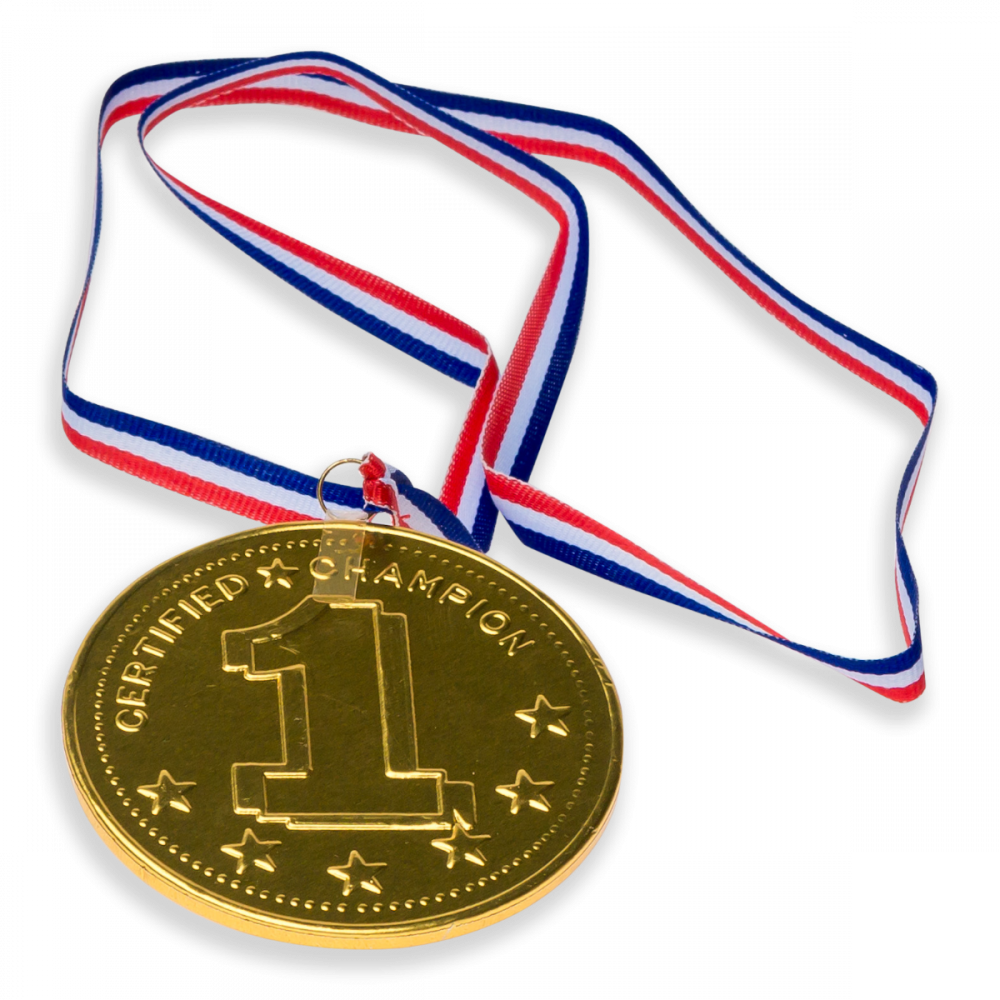 Melkchocolade Médailles 10 x 20 g (médailles en chocolat au lait